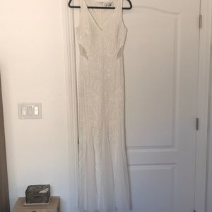 Beaded wedding dress